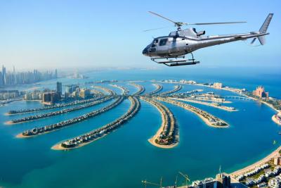 VIP Palm Jumeirah Private Photography & Helicopter Tour